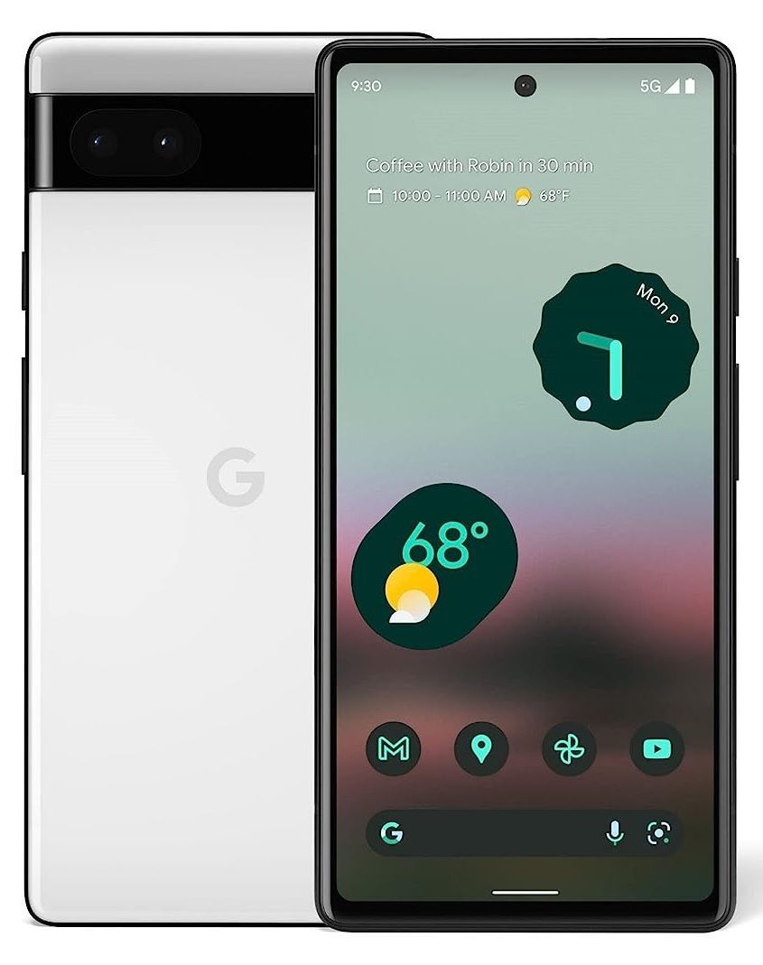 Google Pixel 6a 5G 6Gb 128Gb 6.1'' Oled Chalk 0810029934824