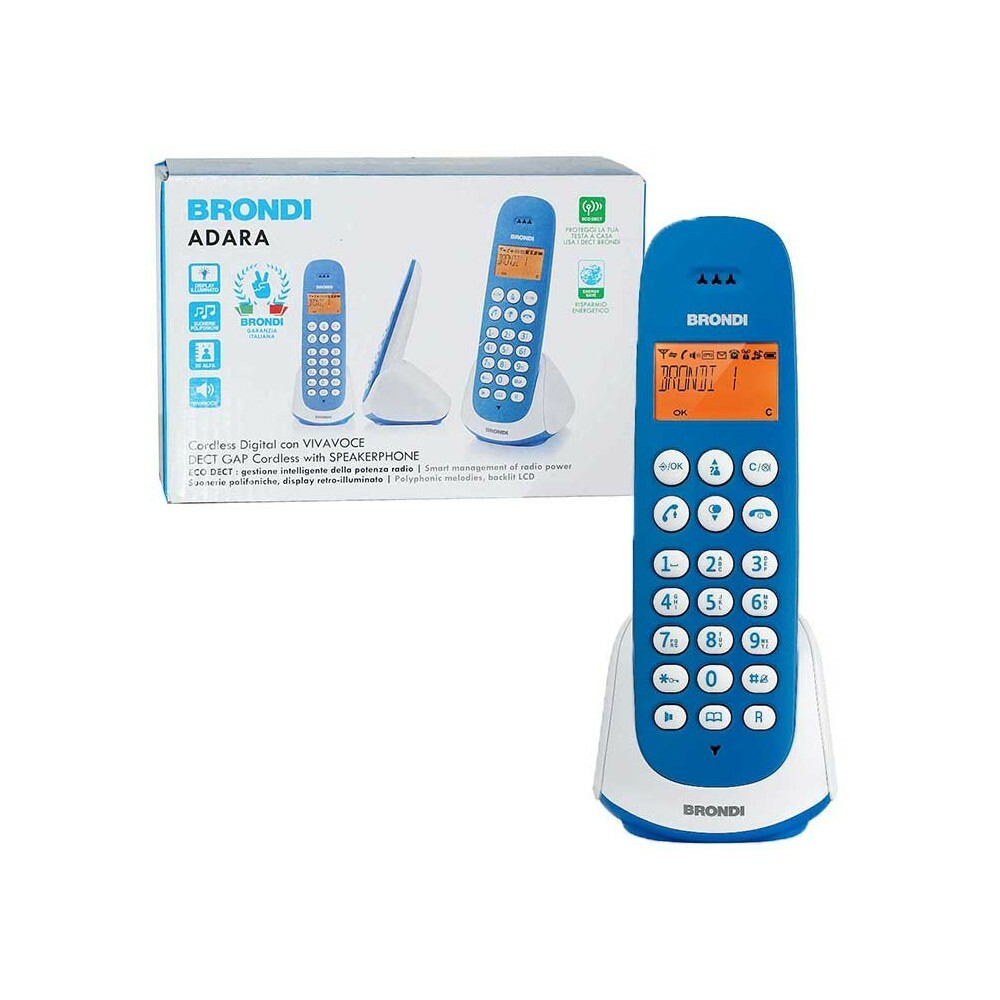 CORDLESS BRONDI ADARA BIANCO/AZZURRO