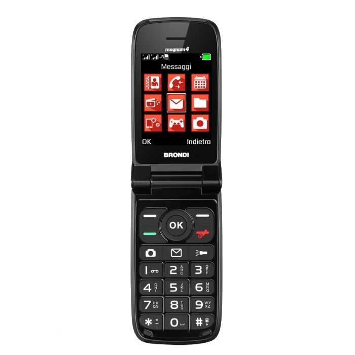 BRONDI MAGNUM 4 2,8'' DISPLAY A COLORI FLIP DUAL SIM RADIO FM 1.3MP WHITE