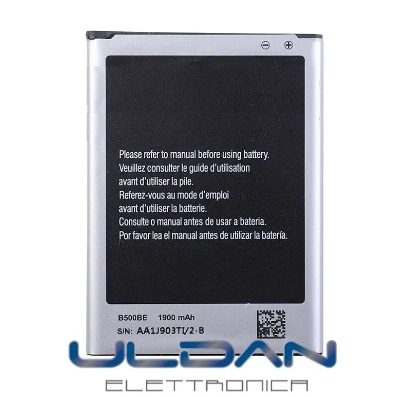 Batteria per SAMSUNG Galaxy S4 Mini GT I9195 -B500BE 1900 mAh 3 PIN