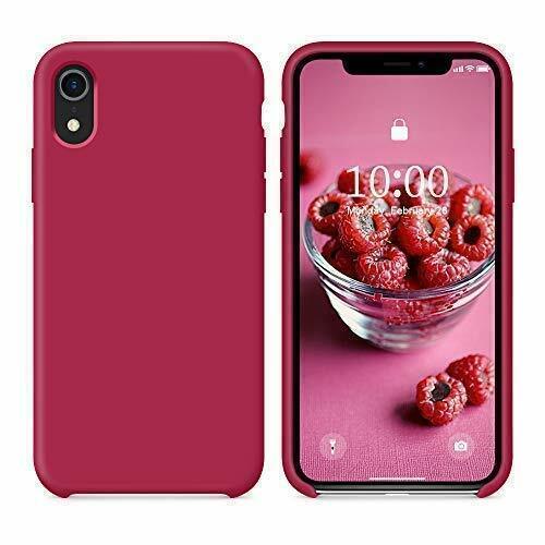 SURPHY Cover iPhone XR Silicone, Custodia iPhone XR Silicone Slim Cover (g2N)