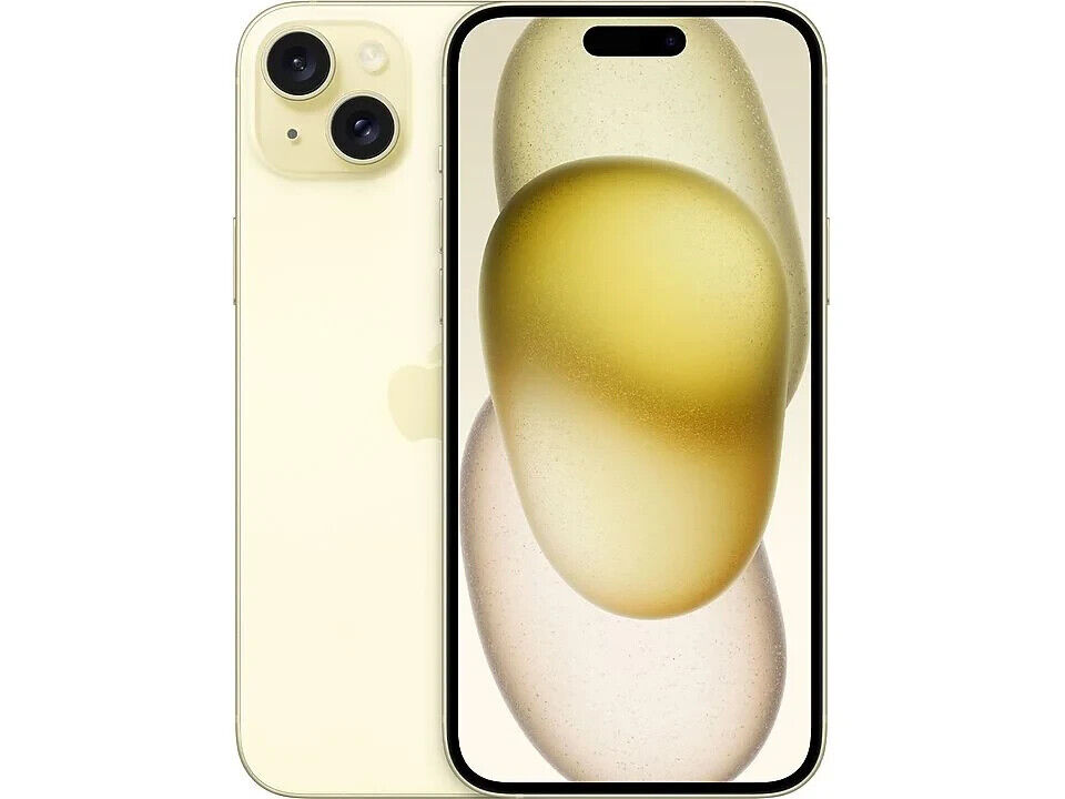 Apple iPhone 15 Plus 5G 256GB Nuovo Originale Smartphone YELLOW Giallo MU1D3