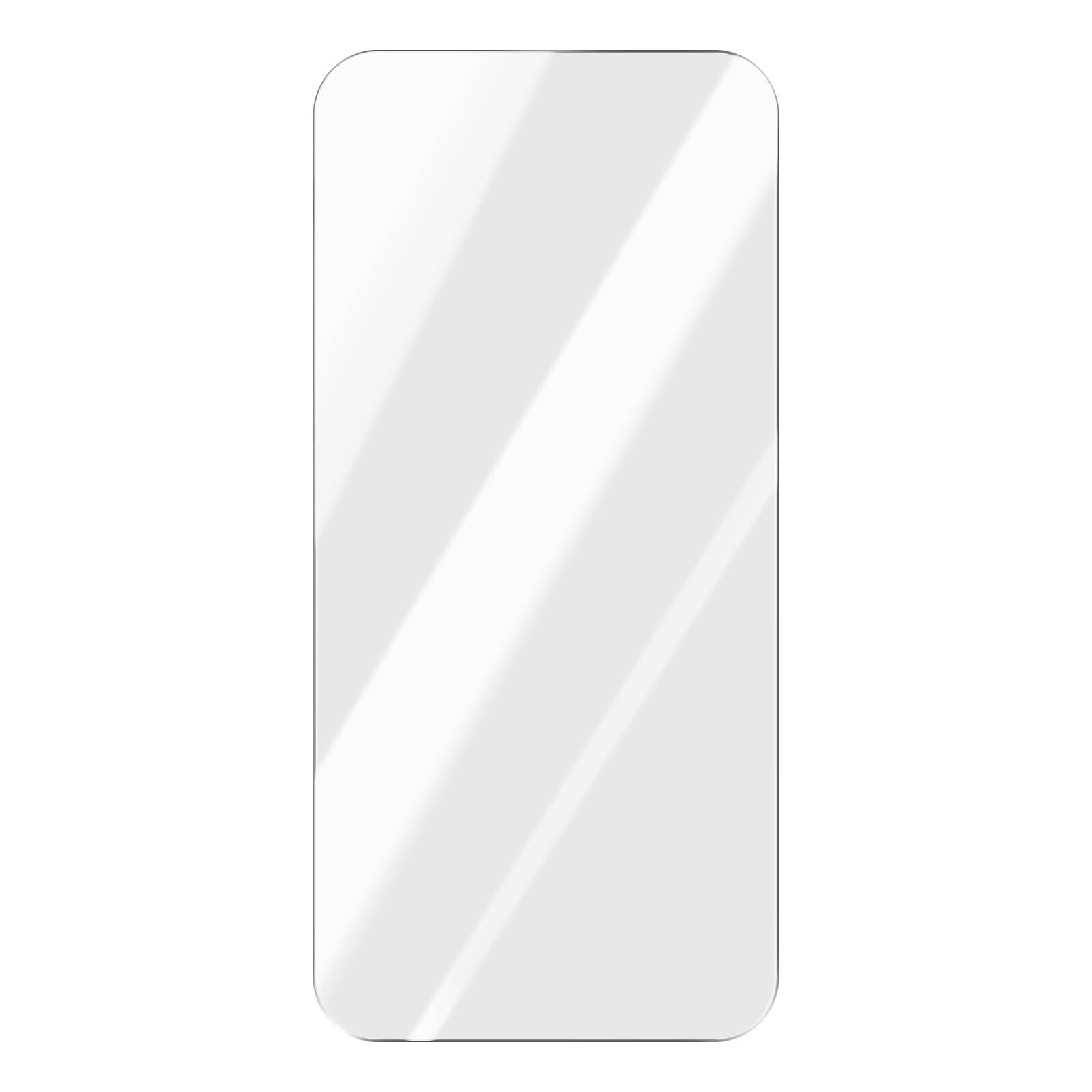 Vetro temperato per iPhone 15 Plus durezza 9H 4smarts Second Glass trasparente