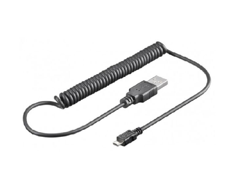 GOOBAY 62334 CAVO SPIRALATO DI RICARICA / SYNC USB MICRO USB PER CELL SMARTPHONE