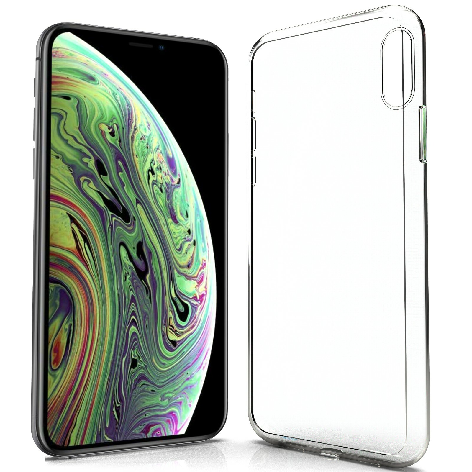 NEWTOP STORE CUSTODIA COVER TPU CLEAR PER APPLE IPHONE XS