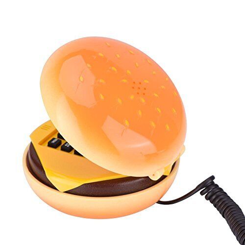 VBESTLIFE Hamburger Phone, Emulational Emulational Telephone Telefono (Y0I)