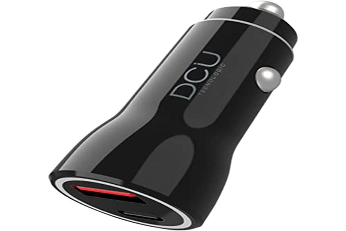 DCU Tecnologic - Car charger, mobile and tablet charger, Quich Charge 3.0, Type