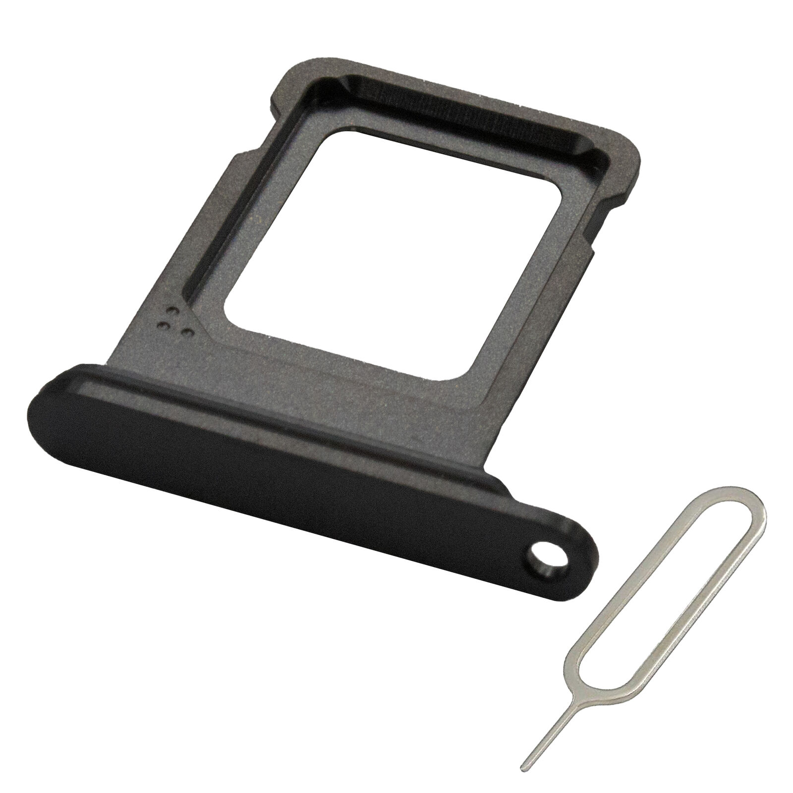 Vassoio Porta Scheda SIM per iPhone 15 Pro/15 Pro Max - Sostituzione SIM - Nero