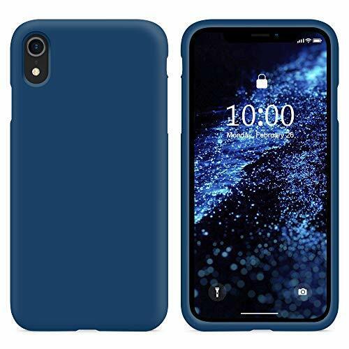 SURPHY Cover iPhone XR Silicone, Custodia iPhone XR Silicone Slim Cover (k8G)
