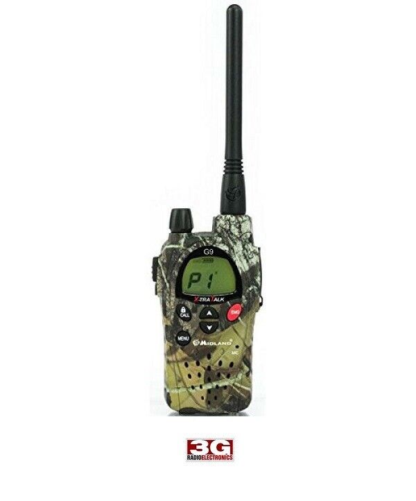 Midland G9 Plus Mimetic - Bibanda PMR446/LPD (2 Pin)  PMR446 / LPD, VOX, LCD, 5W