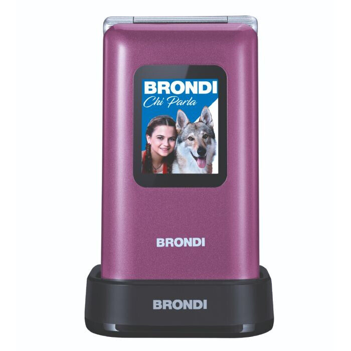Cellulare Dual SIM Fotocamera e Bluetooth Viola Amico Prezioso 10279002 Brondi