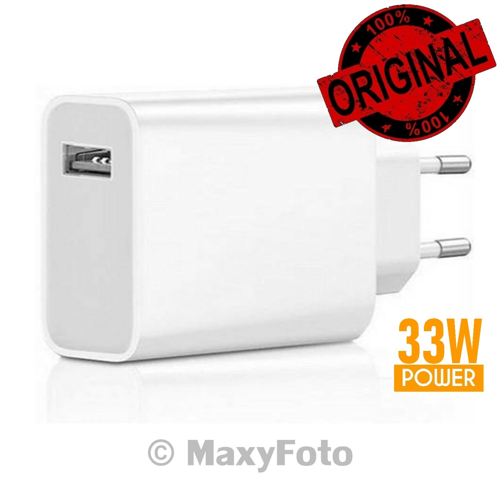 XIAOMI CARICABATTERIE CASA RICAMBIO ORIGINALE USB MDY-11-EZ 33W WHITE 78C462A