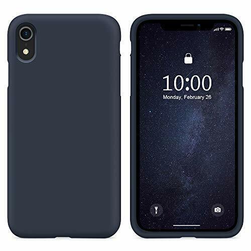 SURPHY Cover iPhone XR Silicone, Custodia iPhone XR Silicone Slim Cover (N4R)