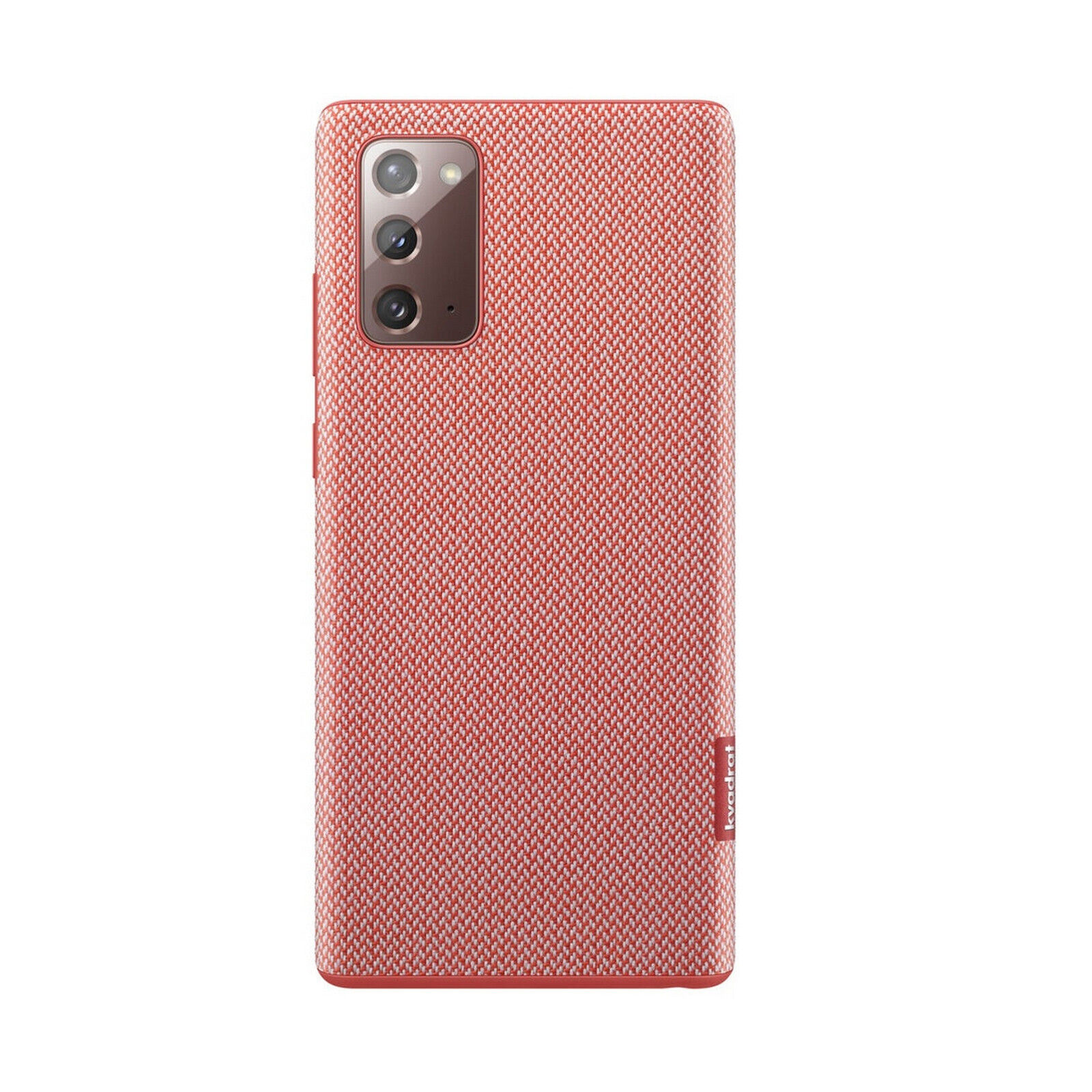 Samsung Custodia Originale per Galaxy Note 20 5G N980F Kvadrat Cover Case Rossa