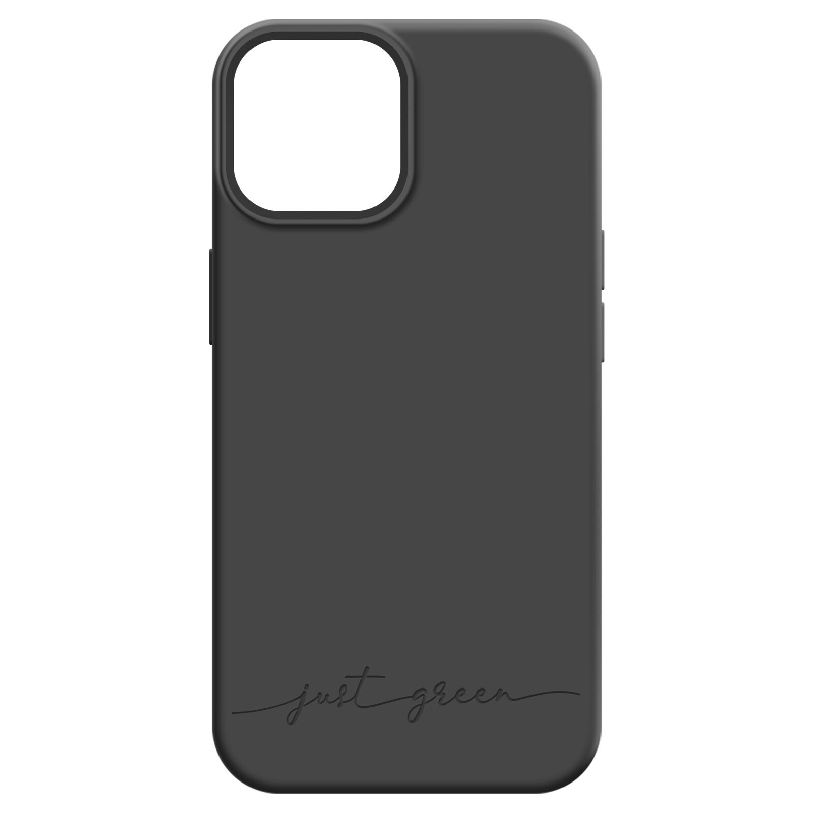 Cover Biodegradabile per iPhone 13 Mini Just Green Nera