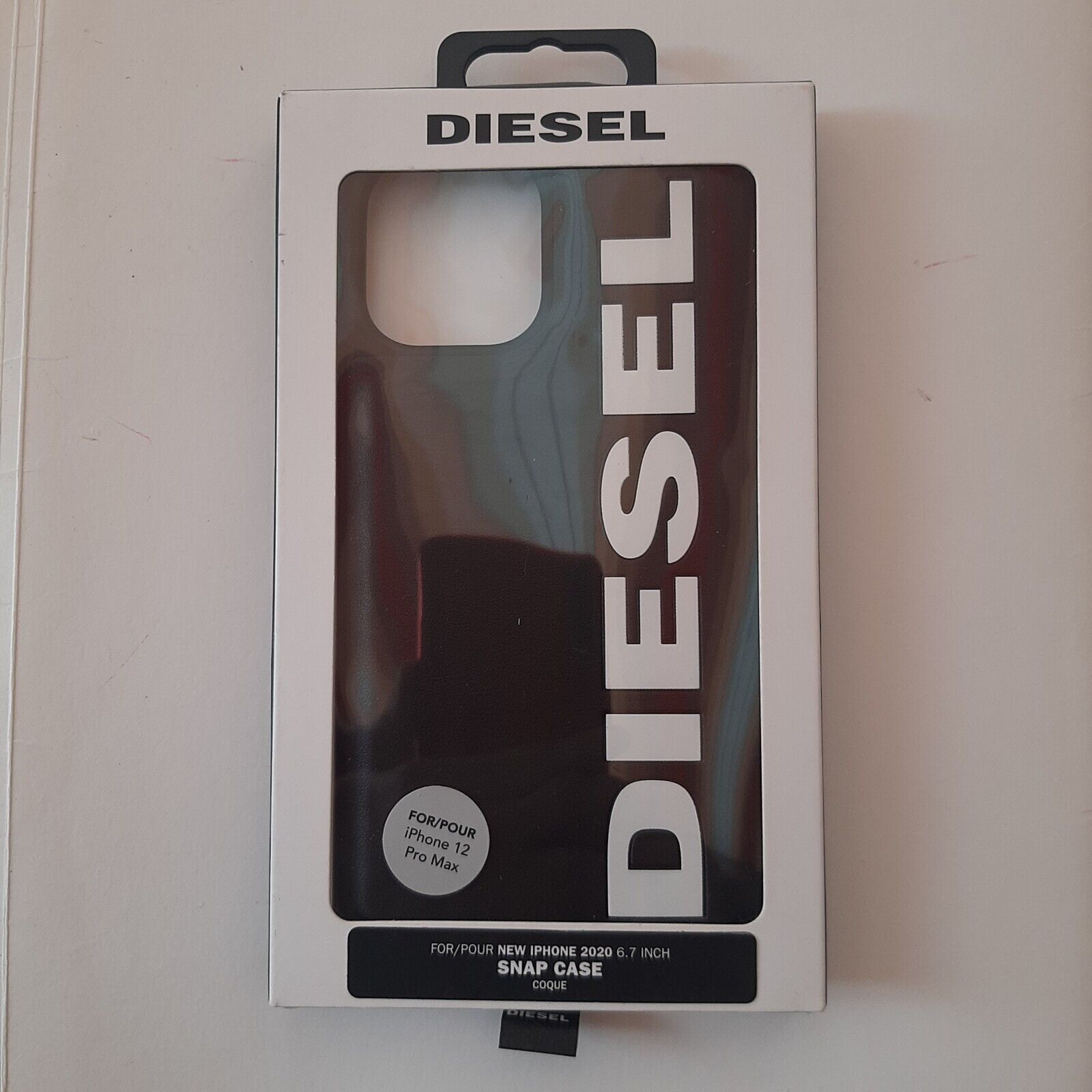 Diesel Cover Per IPhone 12 Pro Max nera. NUOVO in SCATOLA