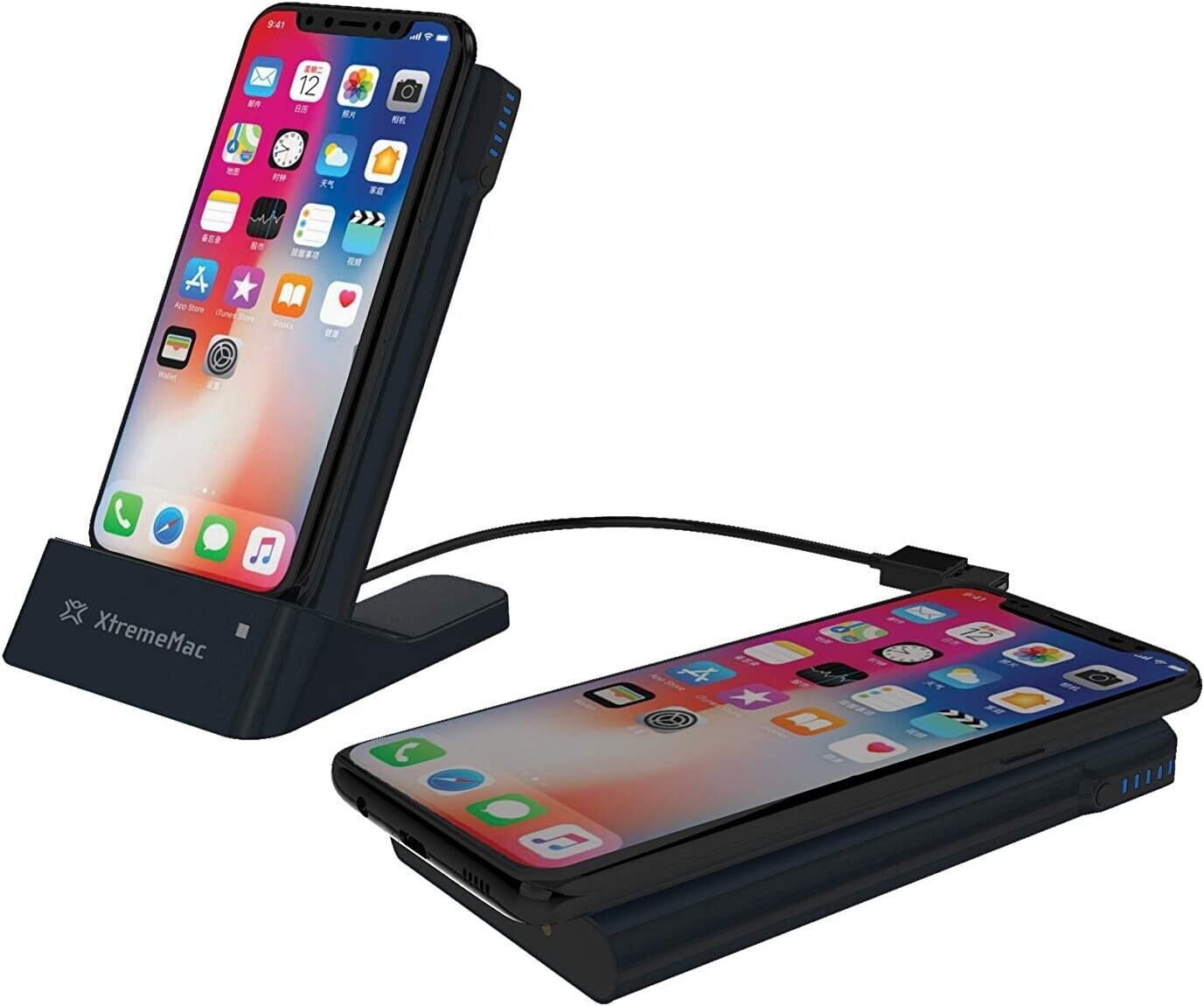 Xtrememac – Batteria Esterna Wireless e Dock di Ricarica – Powerbank da 6000 mAh
