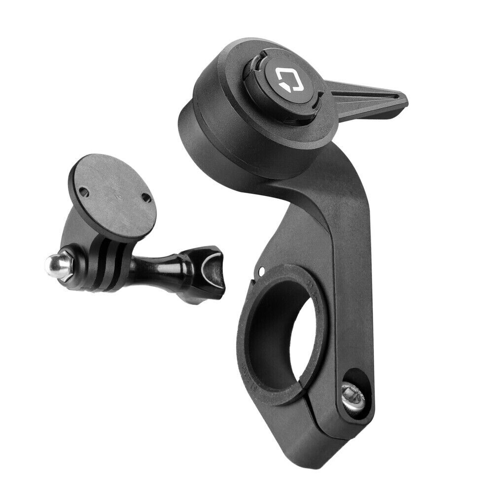 supporto con attacco frontale per manubrio con diametro da 22 a 35 mm.