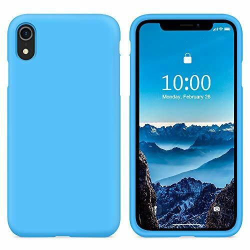 SURPHY Cover iPhone XR Silicone, Custodia iPhone XR Silicone Slim Cover (m8k)
