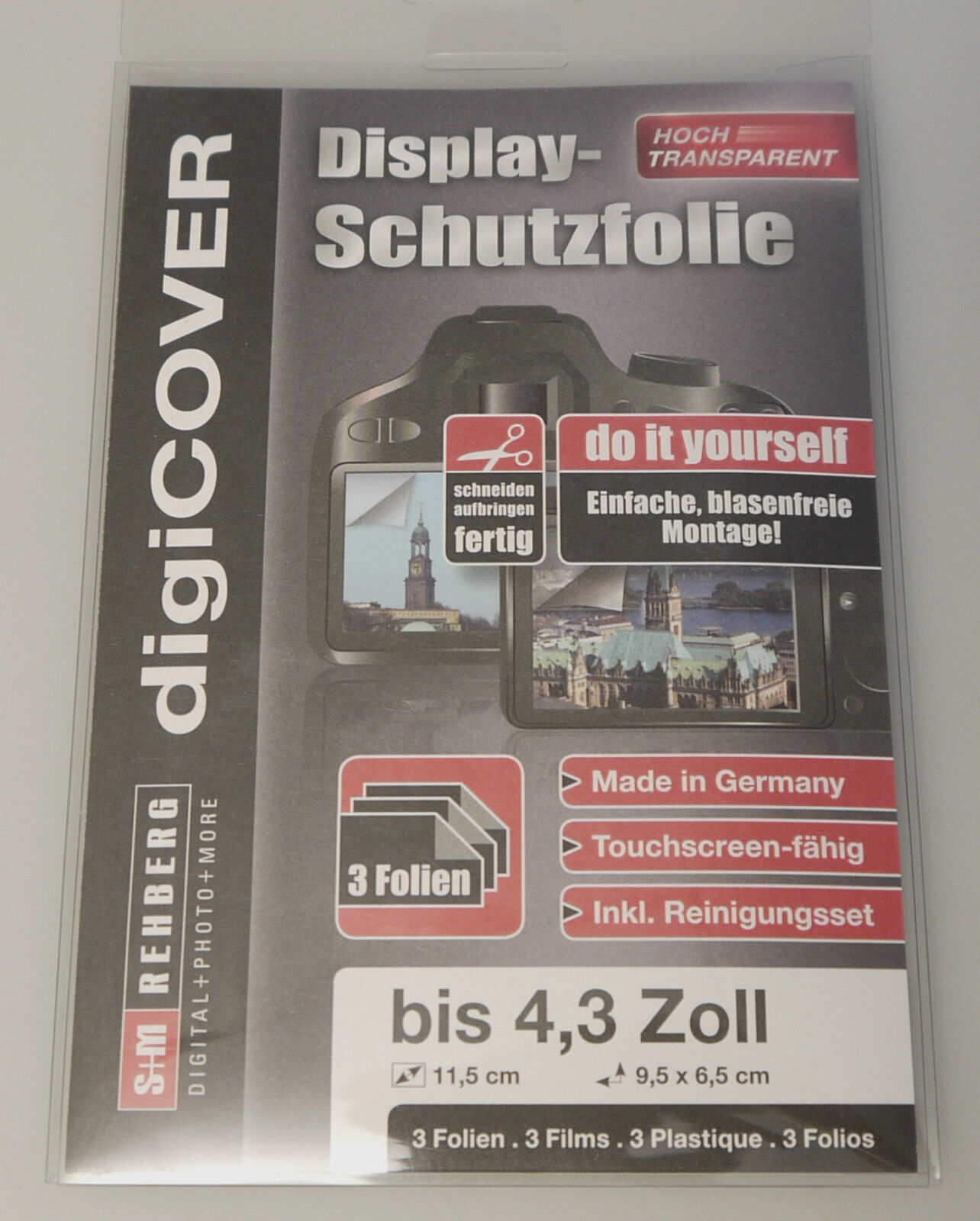 PRL) SCREEN PROTECTOR SCHERMO PROTEZIONE ANTIGRAFFIO SCRATCH DIGITALKAMERA FOTO
