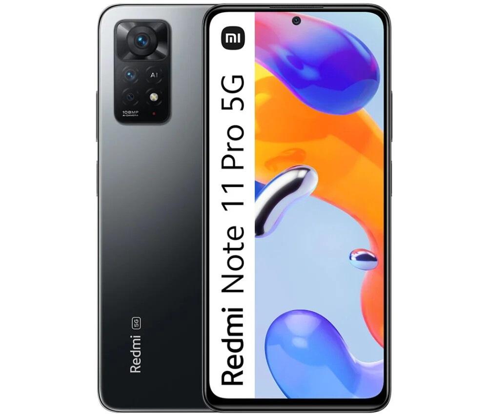 Aglow.it Xiaomi Readmi Note 11 Pro 5G Gray 6+128gb, Tim Graphite Gray 6GB RAM 12
