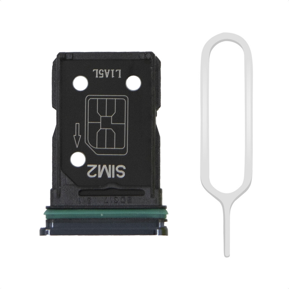 Doppio vassoio carte SIM per Oppo Reno4 2020 - Nero
