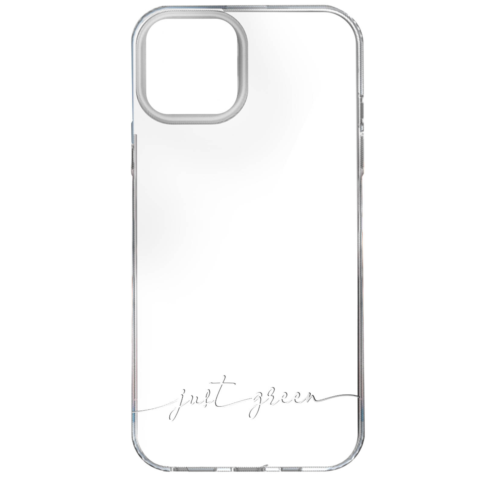 Cover Biodegradabile per iPhone 13 Mini Just Green Trasparente