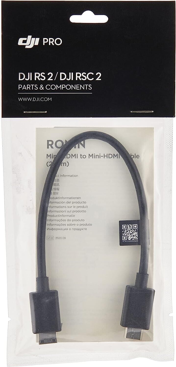 DJI R Cavo Mini HDMI a Mini HDMI (20 cm) - Collega la Porta Mini HDMI della Foto