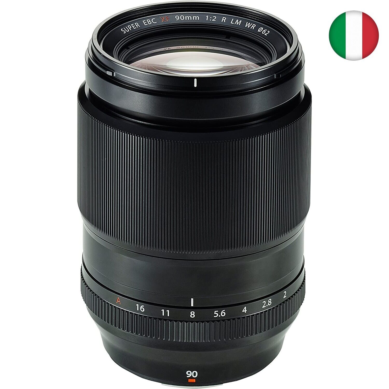 Fujifilm XF 90mm F2 R LM WR X Fujinon Black, X-Mount Resistente Intemperie NUOVO