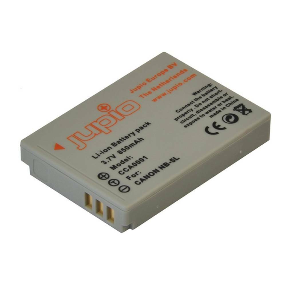 Jupio  BATTERIA NB-5L per Canon SX200 IS SX210 IS SX220 HS SX230 HS