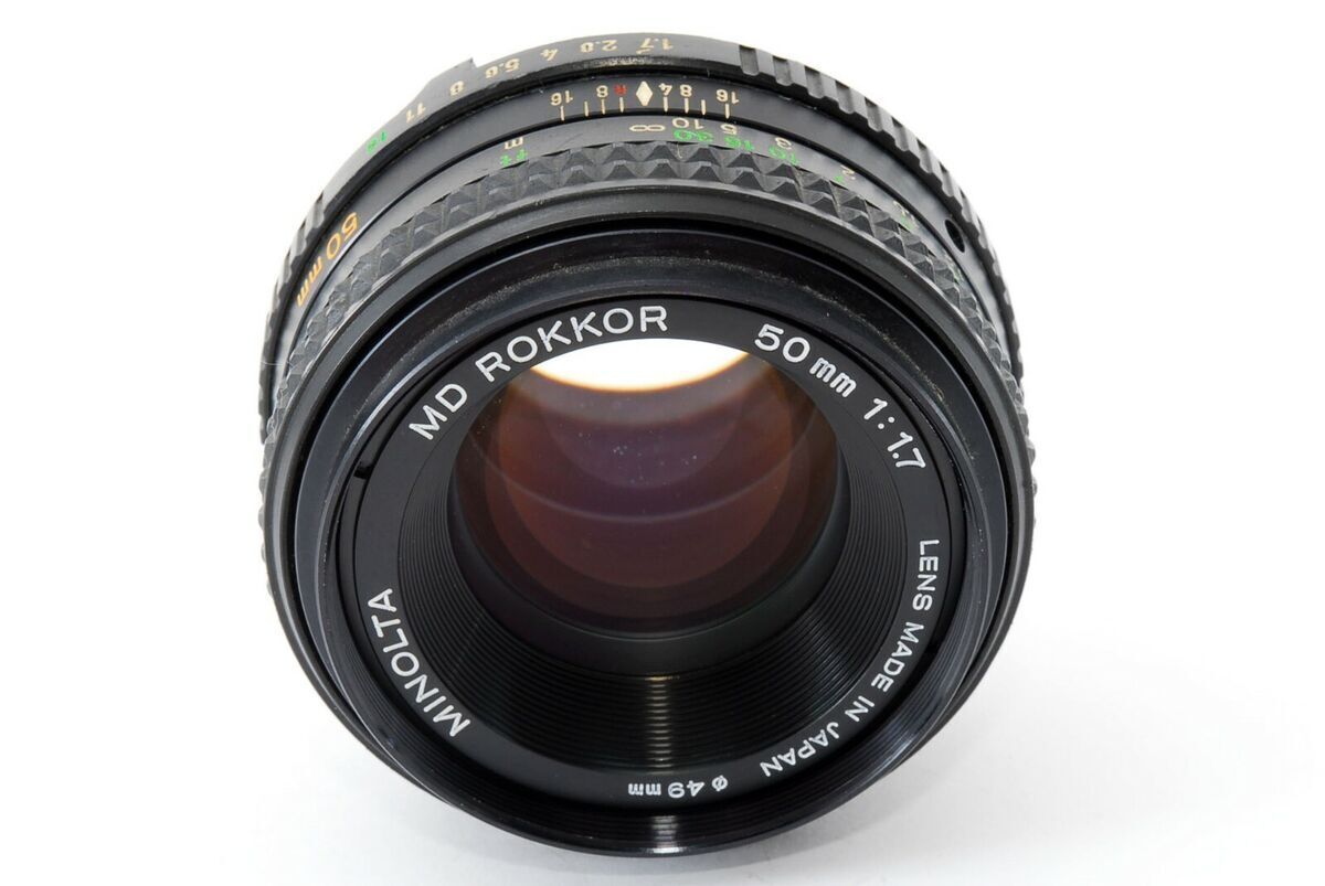 Minolta MD 50mm f/1.7 MF Lens For Minolta