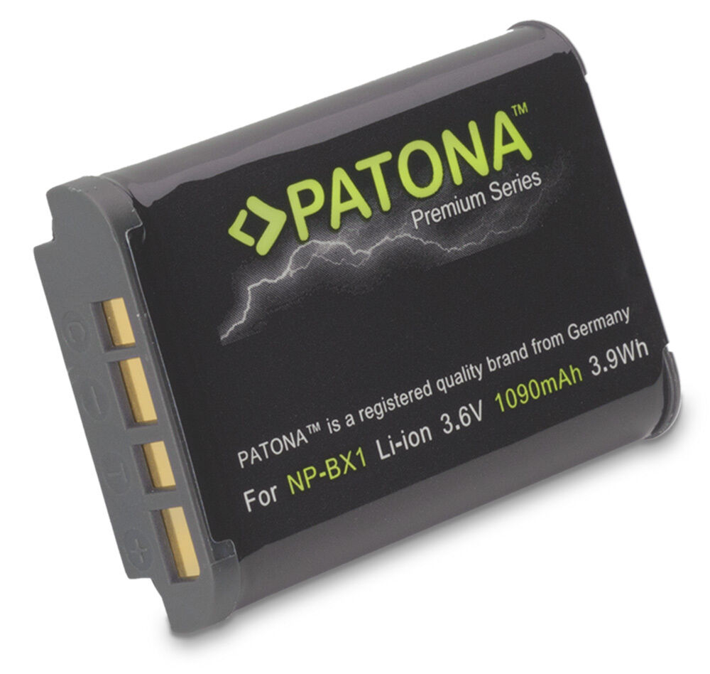 2x Batteria HQ Premium PATONA NP-BX1 SONY DSC-HX50,DSC-HX50V DSC-RX100 RX100M2