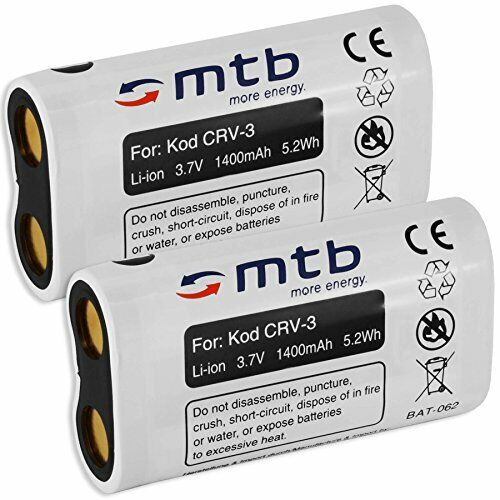 2x Batterie CRV-3 per BenQ DC 4500 // Contax Aria (z4c)