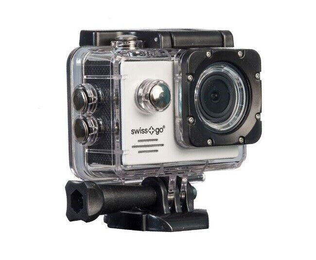 SWISS+GO AVVENTURA FULL HD VIDECAMERA SG-1.8W BIANCO WI-FI 12MP Touch 2" SOMM.