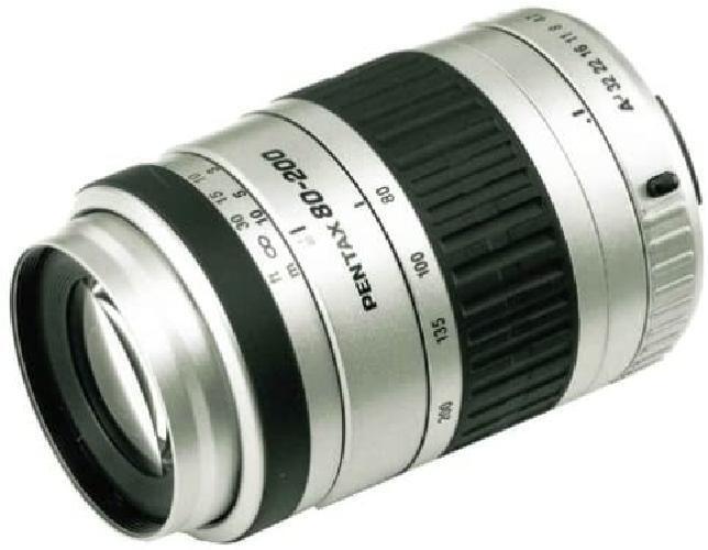 Pentax SMC - Obiettivo zoom 80-200 mm, f4.7-5.6 serie FA, colore: argento