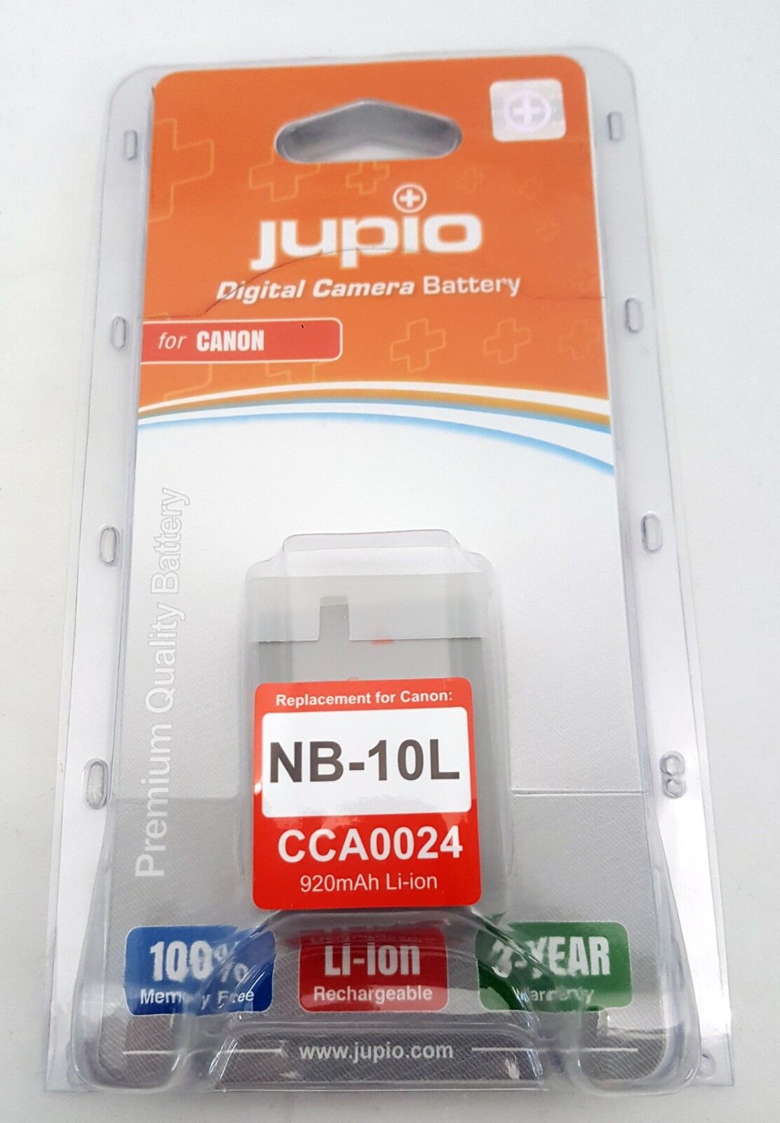 JUPIO NB- 10 l  x CANON  LITHIUM ION BATTERY PACK