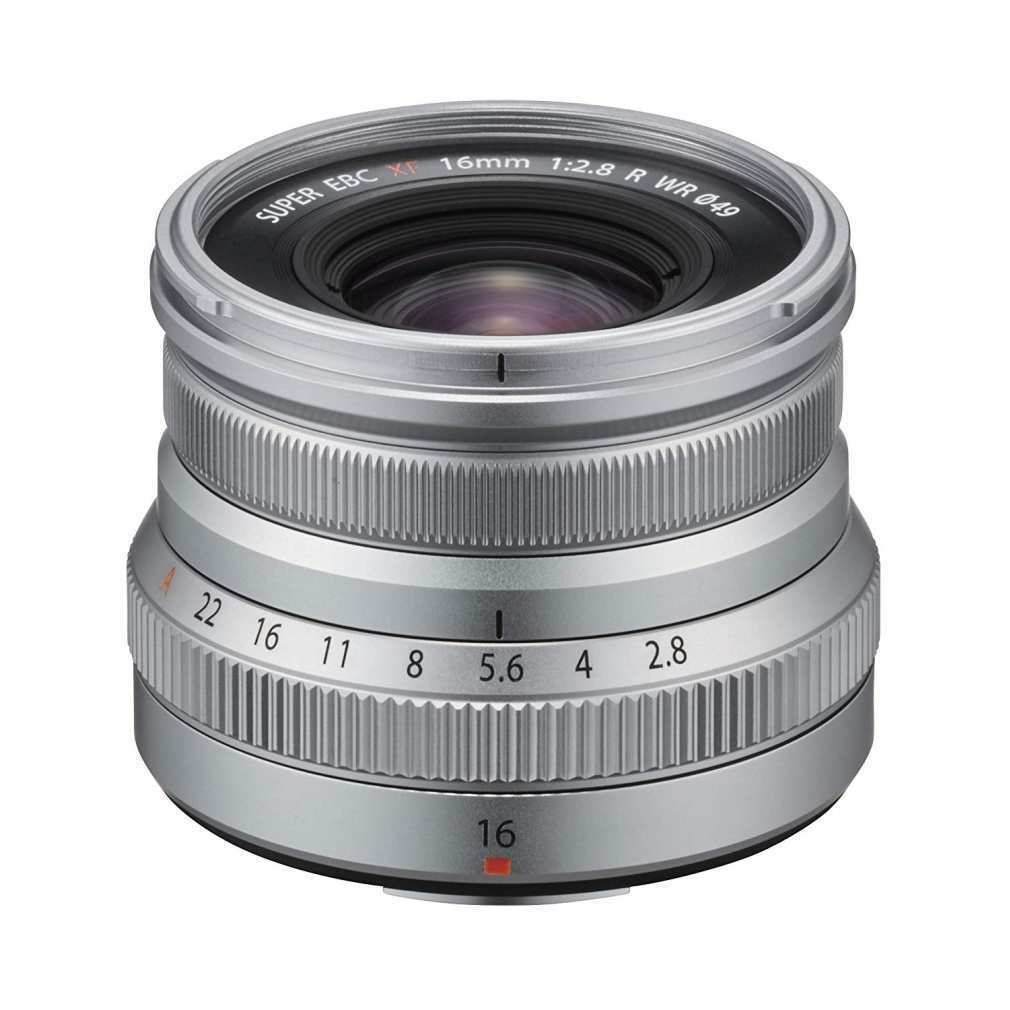 Fujifilm Fujinon XF16mm F2.8 R WR Silver Lens
