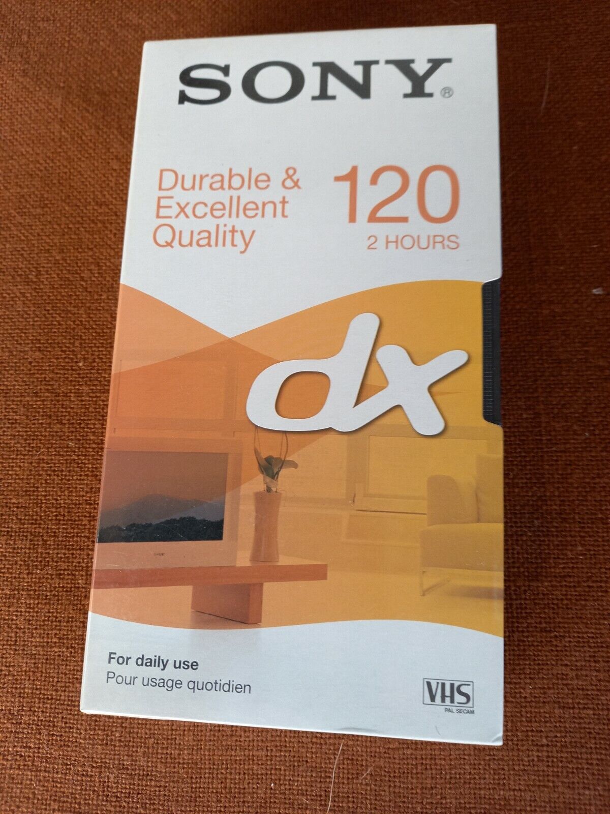 VIDEO CASSETTA VHS SONY DX 120 MINUTI  NUOVA SIGILLATA