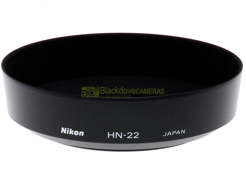 Nikon paraluce HN-22 per obiettivi Micro 60mm. f2,8 e 55mm. Innesto a vite 62mm.