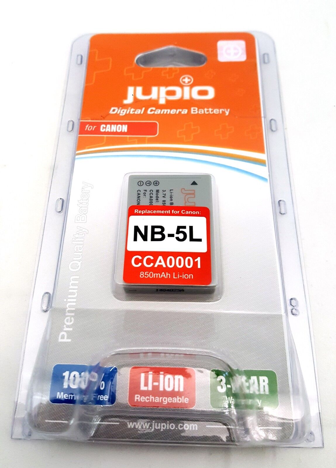 JUPIO NB-5L  x CANON  LITHIUM ION BATTERY PACK