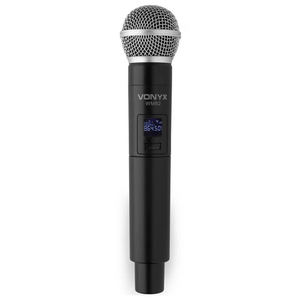 VONYX WM82C MICRO UHF DIGITAL 2CH BP+HH RADIOMICROFONI A MANO