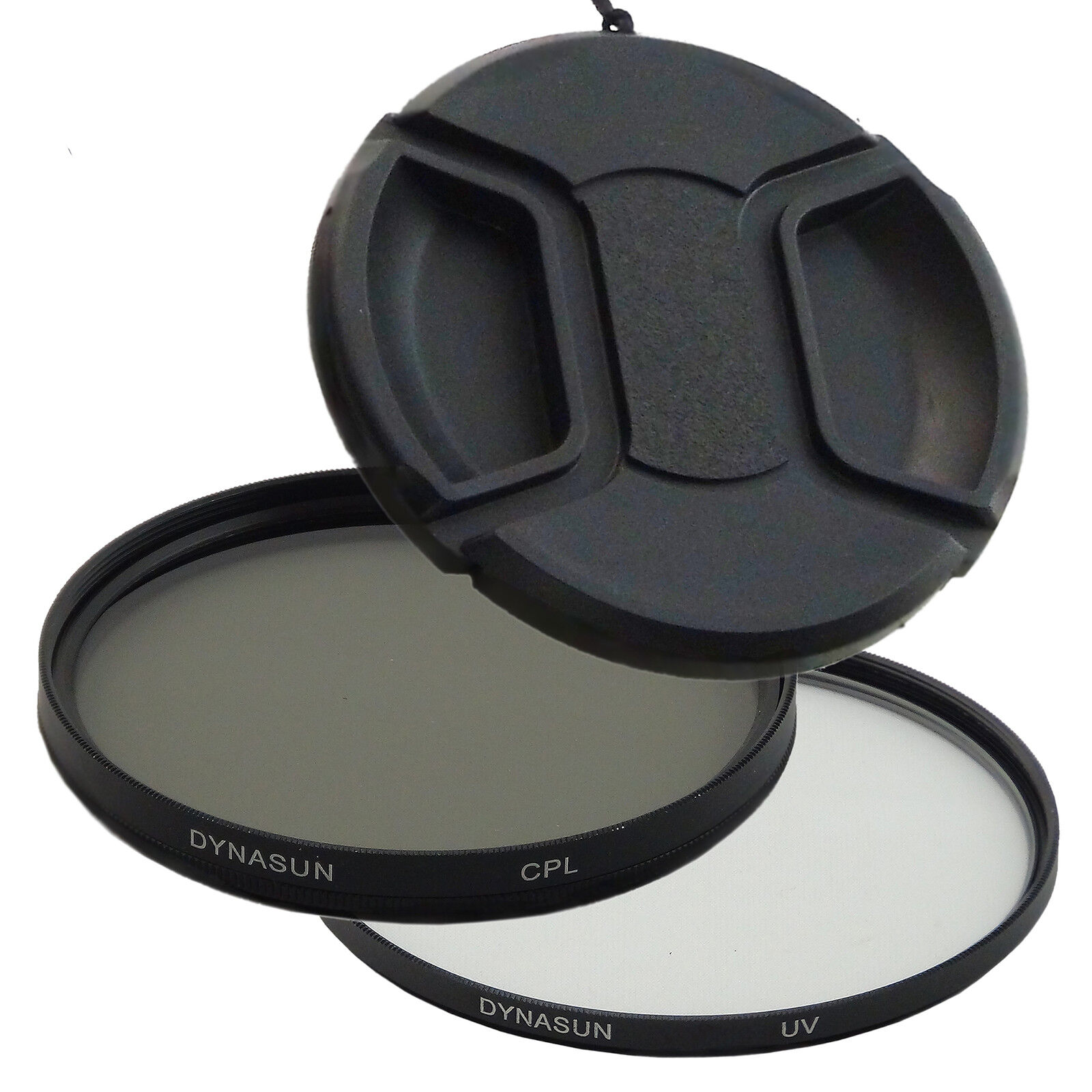 Filtro Ultra Violetto DynaSun UV 77 mm + Polarizzatore Circolare CPL 77mm +Tappo