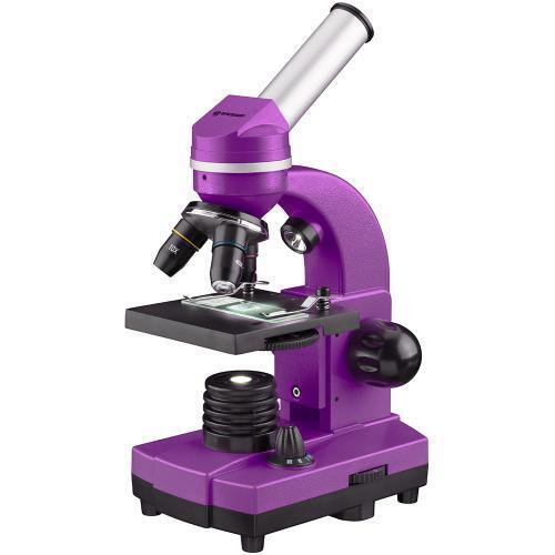 Microscopio Bresser Junior Biolux SEL 40–1600x, violett