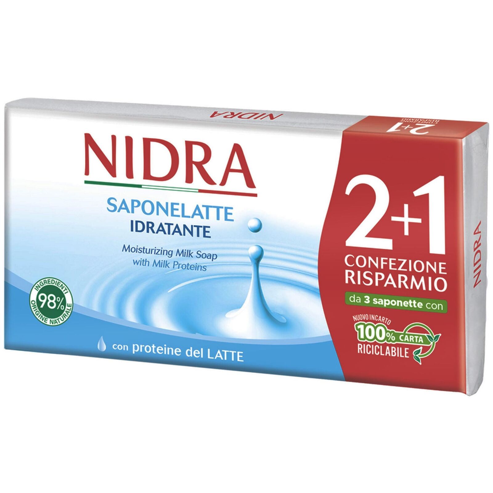 Palmolive Nidra Saponelatte Idratante - 3x90gr