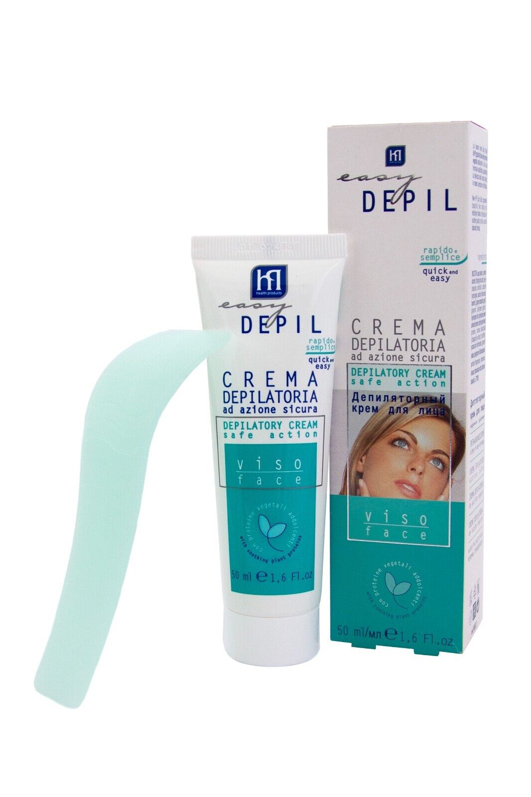 Easy Depil Crema Depilatoria Viso Baffetti Guance Mento Sopracciglia 50 ml 12 pz
