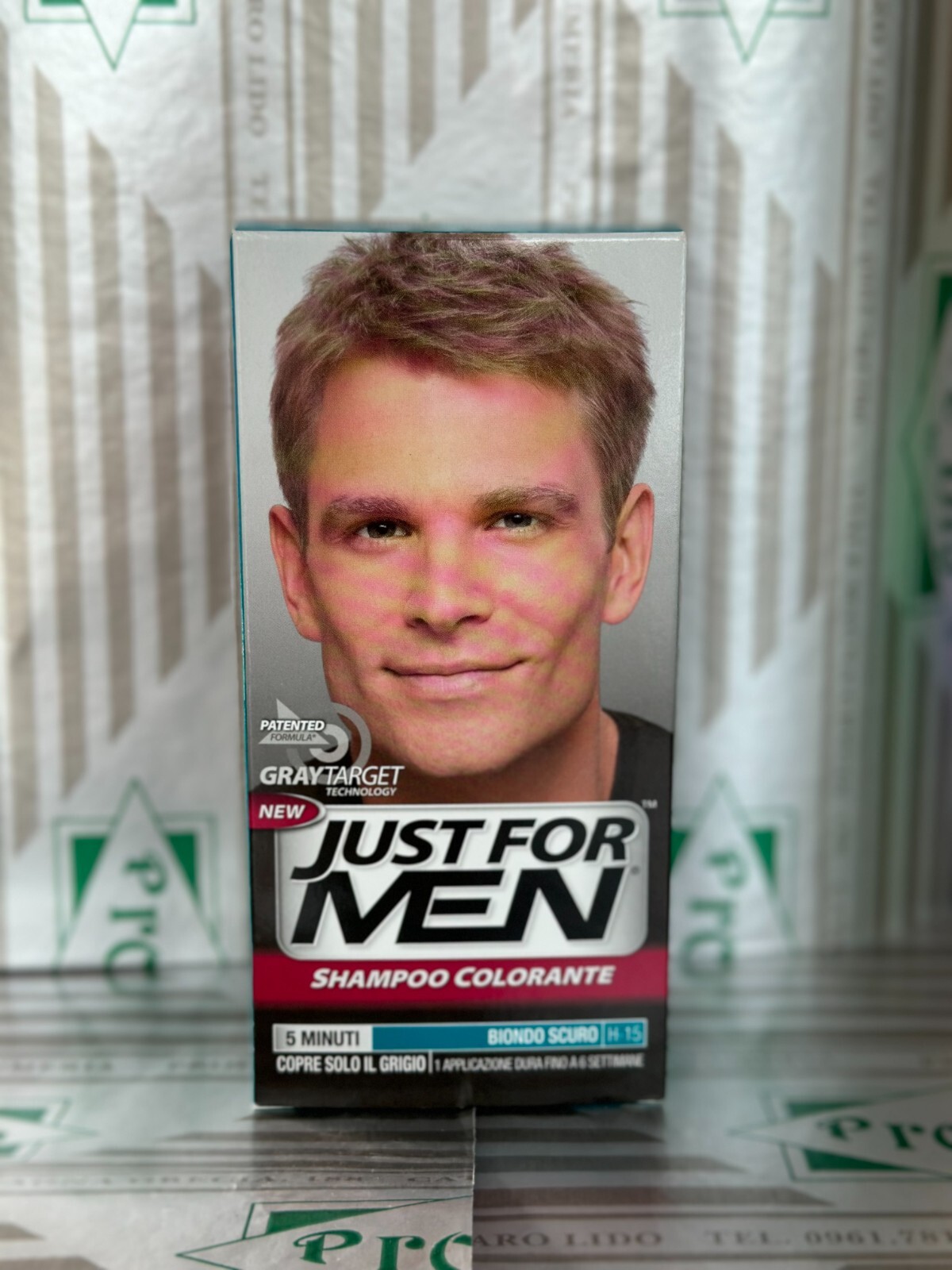 JUST FOR MEN SHAMPOO COLORANTE 5 MIN BIONDO SCURO