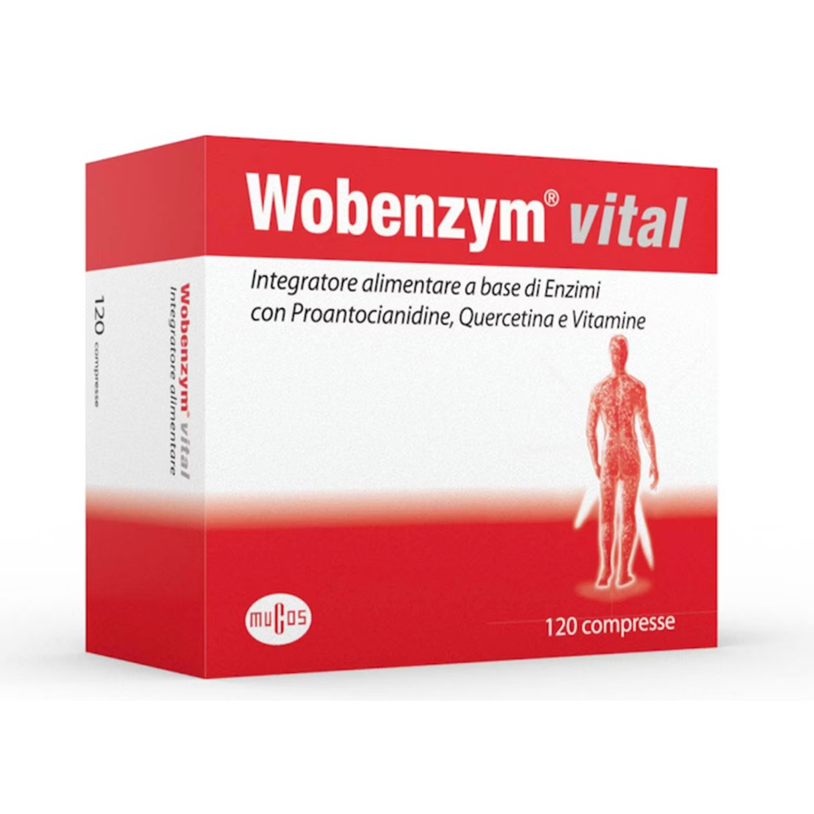 Nestlè Wobenzym Vital 120 cpr integratore per le difese immunitarie