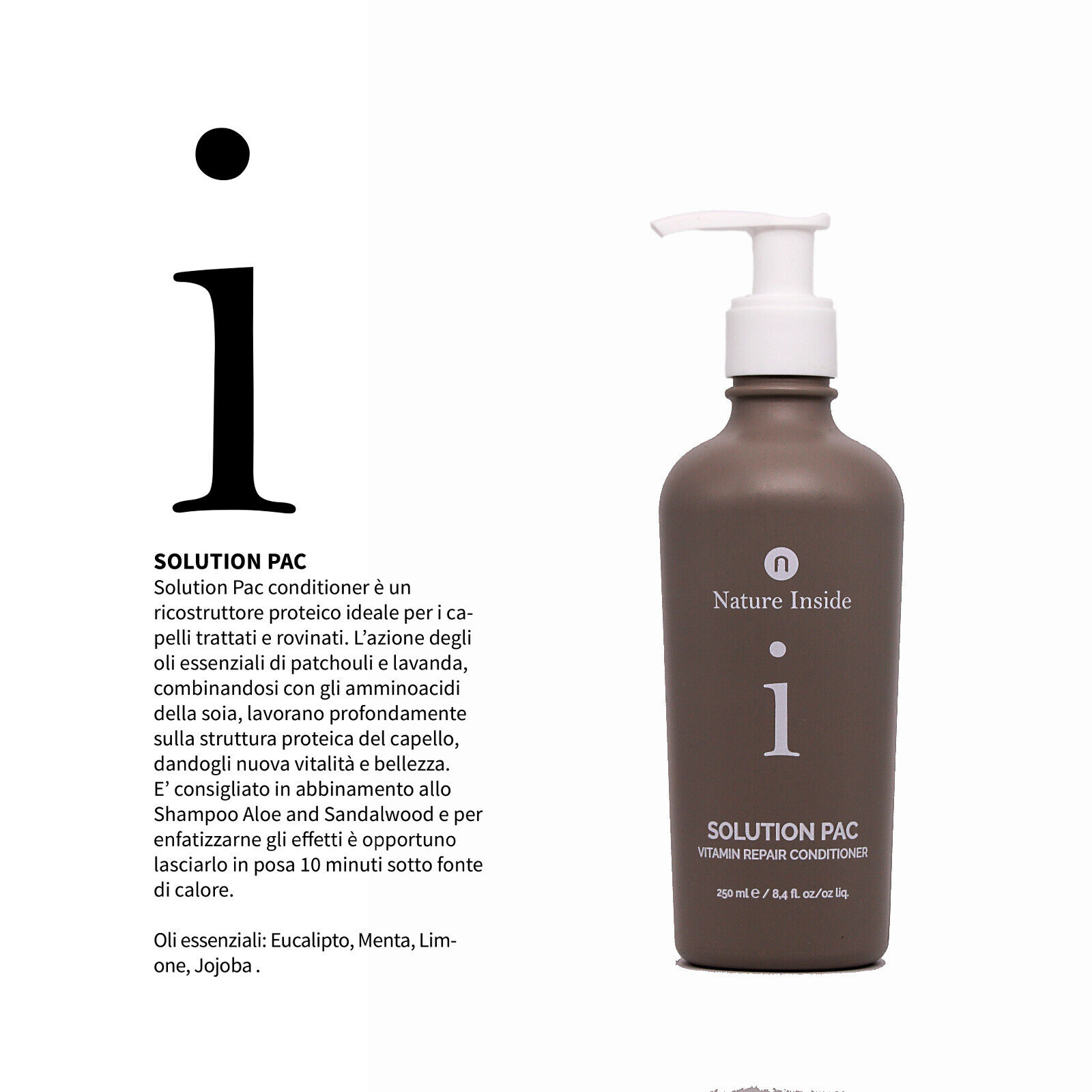 Naturalmente Conditioner Nature Inside Solution Pac Patchouli e Lavanda - 250ml