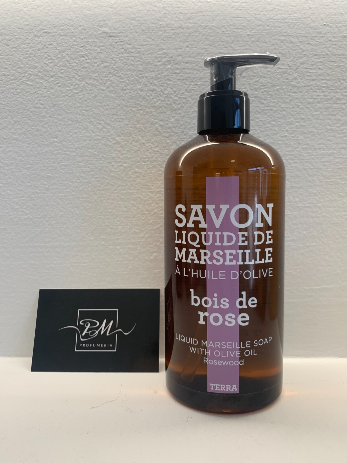 COMPAGNIE DE PROVENCE TERRA SAVON LIQUIDE MARSEILLE BOIS DE ROSE SAPONE 500 ML