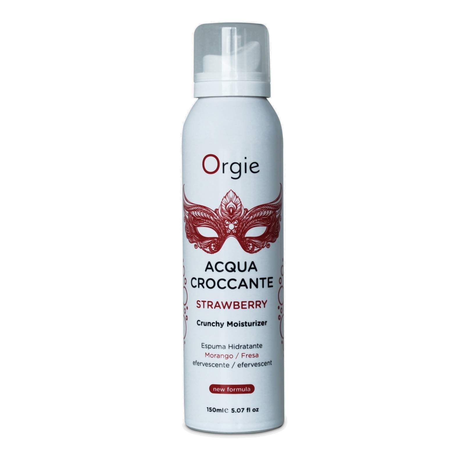 MOUSSE PER MASSAGGI ACQUA CROCCANTE FRAGOLA sensuale